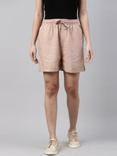 Load image into Gallery viewer, Go Colors Baby Pink Linen Shorts
