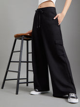 Load image into Gallery viewer, Go Colors Black Cargo Sweatpants
