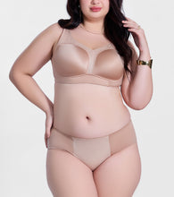 Load image into Gallery viewer, Enamor P148 Luxe Satin Hipster Panty for Women - Mid Waist, Outer Elastic, Medium Coverage (Rose Skin)
