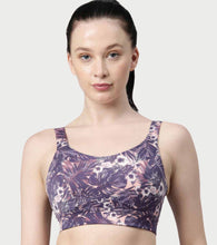 Load image into Gallery viewer, Enamor Innovations Fab-fresh Breathable cup, Women's High Impact Sports Bra - Convertible, Padded, Wirefree, Full Coverage - SB18 (Lilac Run)
