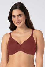 Load image into Gallery viewer, Amante Chic Contour Non-Padded Wired Minimizer Bra - Caramel Nude 09901
