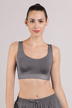 Load image into Gallery viewer, Amante Elements Cotton Lined Low Impact Sports Bra - Volcanic Glass 00501
