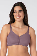 Load image into Gallery viewer, Amante Chic Smooth Non-Padded Non-Wired Minimizer Bra - Grape Shake 09801
