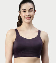 Load image into Gallery viewer, Enamor Innovations Fab-fresh Breathable cup, Women's High Impact Sports Bra - Convertible, Padded, Wirefree, Full Coverage - SB18 (Night Shade)
