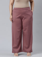 Load image into Gallery viewer, Go Colors Light Brown Roma Ponte Wide Pants
