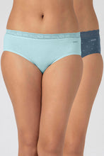 Load image into Gallery viewer, Amante Lace Waistband Hipster Panty (Pack of 2 Prints &amp; Colors May Vary) - Mixed Assorted 09203

