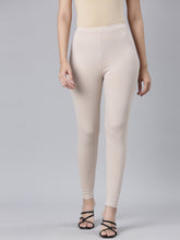Load image into Gallery viewer, Go Colors Light Beige Ponte Smart Fit Leggings
