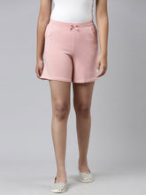 Load image into Gallery viewer, Go Colors Baby Pink Cotton Knit Shorts
