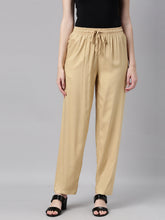 Load image into Gallery viewer, Go Colors Wheat Woven Viscose Casual Pants

