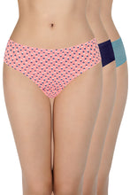 Load image into Gallery viewer, Amante 100% Cotton Bikini Panty Pack (Pack of 3) - D010 - Multi

