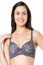 Load image into Gallery viewer, Amante Smooth Moves Padded Wired T-Shirt Bra - Wilderness Floral Print 81601
