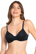 Load image into Gallery viewer, Amante Cotton Dream Padded Non Wired T-shirt Bra - Black 83601
