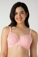 Load image into Gallery viewer, Amante Luxe Support Non-Padded Wired Bra  - Rose Elegance 101601
