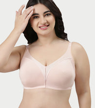 Load image into Gallery viewer, Enamor Innovations Fabcool Full Support Everyday Full Figure Bra - Jiggle Control and Antimicrobial, Non-Padded, Wirefree, Full Coverage Women's Bra - AB75 (Available in  Plus Sizes) (Pearl)
