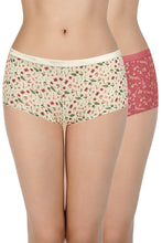 Load image into Gallery viewer, Amante Print Low Rise Boyshort Panties (Pack of 2) 62101
