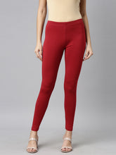 Load image into Gallery viewer, Go Colors Cherry Cotton Stretch Ankle Length Leggings-Tall

