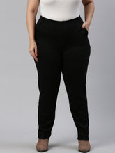 Load image into Gallery viewer, Go Colors Black Fleece Ultra Warm Tregging
