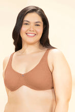 Load image into Gallery viewer, Amante Sophistique Bliss Non-Padded Wired Minimizer Bra - Sandstone
