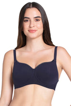 Load image into Gallery viewer, Amante Essential Padded Wirefree Bra - Midnight Blue 75501
