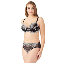 Load image into Gallery viewer, Wacoal Embrace Lace Non Padded Wired 3/4th Cup Bridal Wear Medium coverage Fashion Bra - Black 65191
