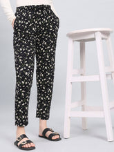 Load image into Gallery viewer, Go Colors Black Knit Lounge Pants
