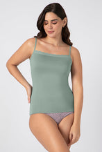 Load image into Gallery viewer, Amante Modal Lace Camisole - Iceberg Green 82801
