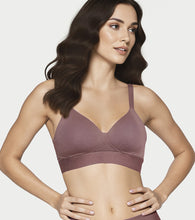 Load image into Gallery viewer, Enamor The Flex T-Shirt Bra for Women Padded, Wire-Free, Medium Coverage, Cotton Everyday Bra - SMB01 (Neutral)
