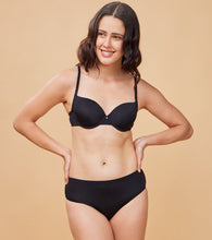 Load image into Gallery viewer, Enamor Perfect Lift Women's Everyday Fashion Plunge-Balconette T-Shirt Bra - Padded, Wired, Medium Coverage - F133
