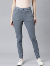 Load image into Gallery viewer, Go Colors Jeans Blue Cotton Polyester Super Stretch Jeggings

