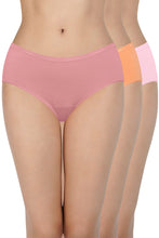 Load image into Gallery viewer, Amante Solid Low Rise Hipster (Pack of 3) - C504 43001
