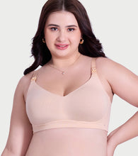 Load image into Gallery viewer, Enamor Nursing T-Shirt Bra - Padded, Non-Wired, Medium Coverage - MT07 (Soft Skin)

