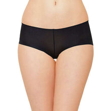 Load image into Gallery viewer, Wacoal Feel Free Mid Waist Full Coverage Solid Boyleg Panty - Black WU8738
