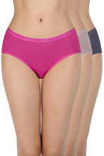 Load image into Gallery viewer, Amante Solid Low Rise Hipster Panties (Pack of 3) 43001
