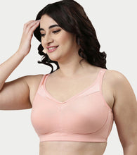 Load image into Gallery viewer, Enamor Full Support Super Lift Women's Cotton Everyday Minimizer Bra - Non Padded, Wirefree, Full Coverage - A112 (Available in Plus sizes) (Peach Blush)
