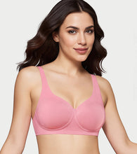 Load image into Gallery viewer, Enamor Innovations Bamboo Bliss, Plunge, Super Soft, Women's everyday T-Shirt Bra - Naturally Absorbent &amp; Antimicrobial, Padded, Wirefree, High Coverage- IO05 (Rose Blush)
