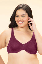 Load image into Gallery viewer, Amante Sophistique Bliss Non-Padded Wired Minimizer Bra - Purple Potion
