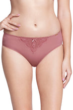 Load image into Gallery viewer, Amante Lace Elegance Bikini Panty - Dusty Rose 87701
