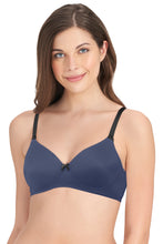 Load image into Gallery viewer, Amante Smooth Dreams Padded Non-wired T-shirt Bra - Insignia Blue 82301

