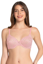 Load image into Gallery viewer, Amante Lace Dream Padded Wired Lace Bra - Salmon Rose_A.R 82701
