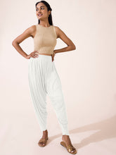 Load image into Gallery viewer, Go Colors Ecru Viscose Stretch Patiala
