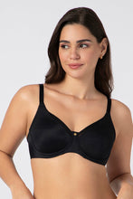 Load image into Gallery viewer, Amante Chic Contour Non-Padded Wired Minimizer Bra - Black 09901
