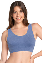 Load image into Gallery viewer, Amante All Day Lounge Non-padded &amp; Non-wired Bra - Blue Marl 78801

