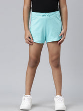 Load image into Gallery viewer, Go Colors Baby Mint Cotton Knit Shorts
