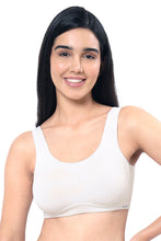 Load image into Gallery viewer, Amante All Day Lounge Solid Non Padded Non-Wired Bra - White 78801
