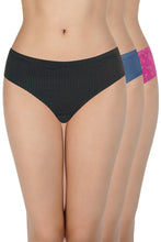 Load image into Gallery viewer, Amante 100% Cotton Bikini Panty Pack (Pack of 3) - D009 - Multi
