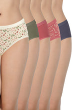Load image into Gallery viewer, Amante Assorted Low Rise Hipster Panties (Pack of 5) 45301
