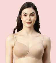 Load image into Gallery viewer, Enamor Vanish Curve Neckline With Perfect Density Lift Cup Women's Everyday Fashion T-Shirt Bra - Padded, Wirefree, High-Coverage - F065
