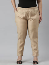 Load image into Gallery viewer, Go Colors Deep Gold Silk Pants
