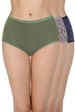 Load image into Gallery viewer, Amante Print High Rise Full Brief Panties (Pack of 3) 53101
