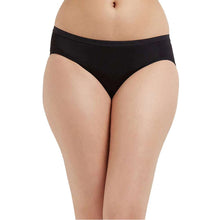Load image into Gallery viewer, Wacoal Hygieni Mid Waist Full Coverage Night Wear High Absorbency Period Panty - Black WU52020IN

